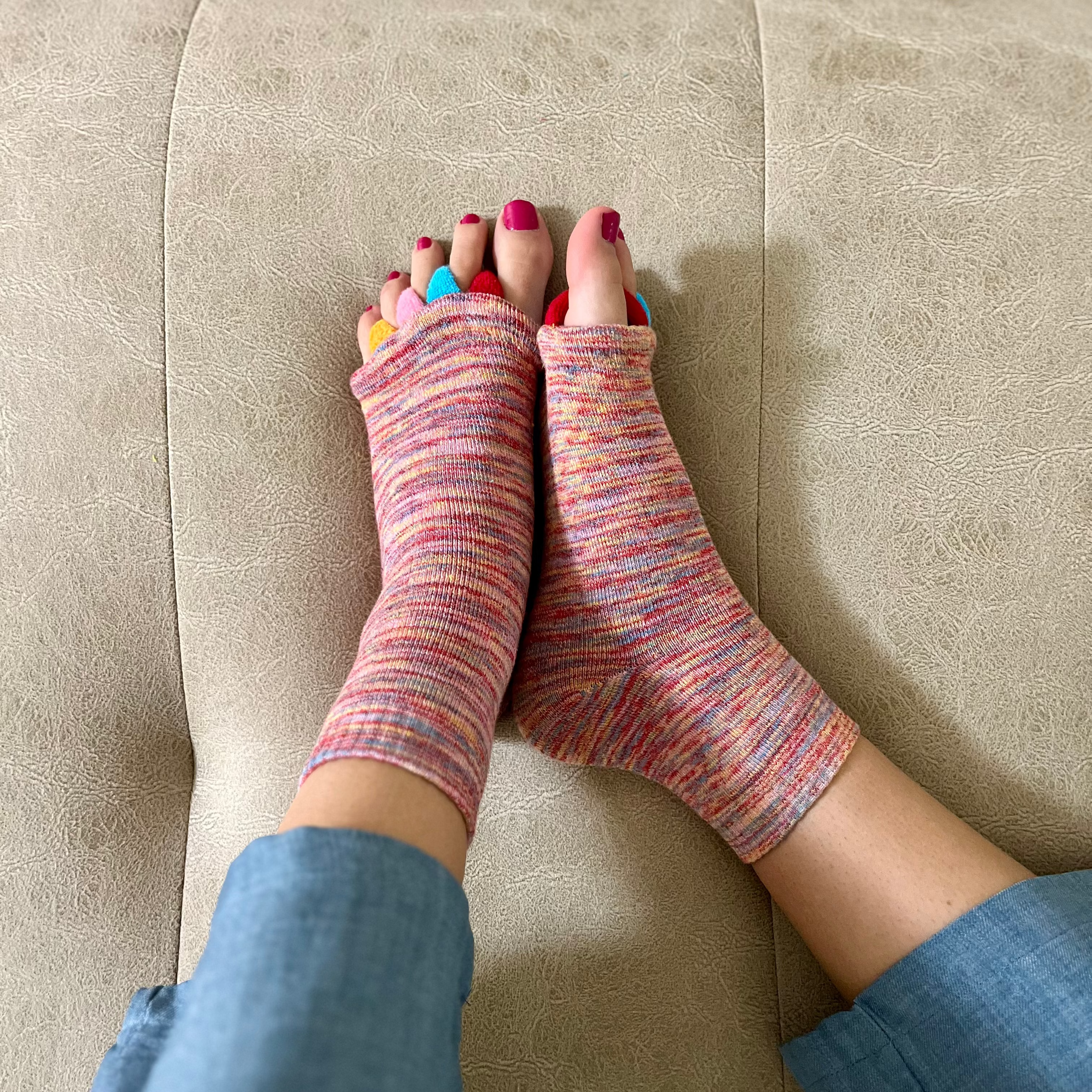 CALCETINES CON SEPARADORES DE DEDOS - REMIX