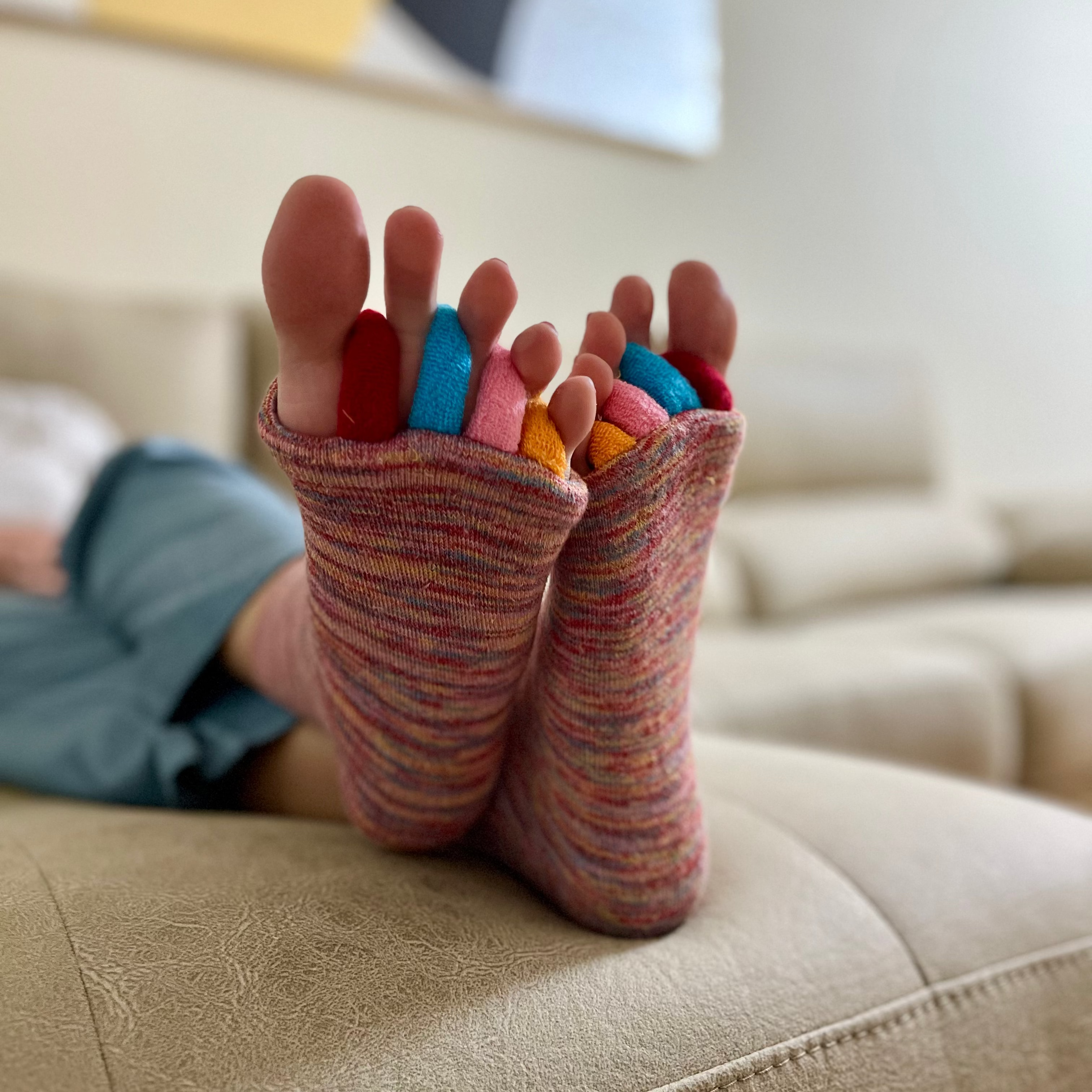 CALCETINES CON SEPARADORES DE DEDOS - REMIX